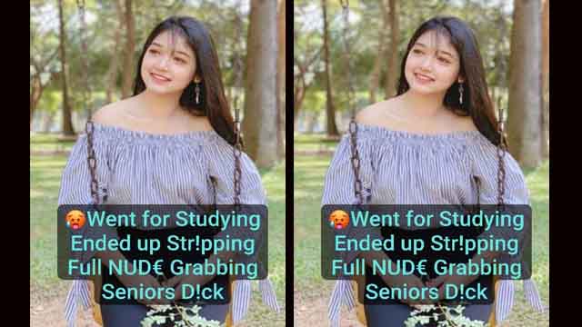 Extremely College Fresher Went to her Senior For Extra-classes – Grabbing his D!ck Str!pping Full NUD€ Cute Romance Don’t Miss