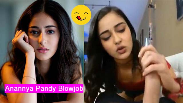 Cute Influencer Ananya Panday – Big Dick Blowjob Leaked MMS Viral Bolly Queen