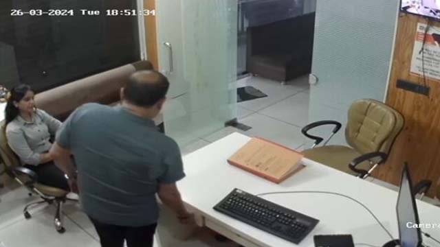 Beautiful Indian Secretary Fucked by Manager in Full Office CCTV