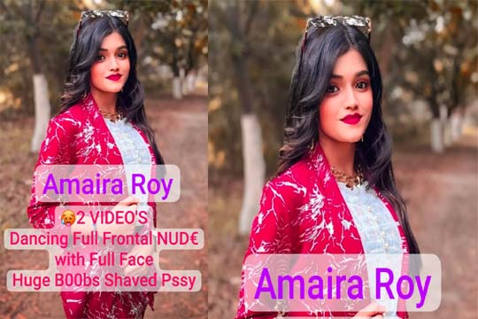 Famous Insta Model Amaira Huge Boobs Shaved Pssy Viral MMS
