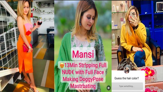 Mansi Aka Magician Girl Famous Insta Influencer Latest Most Surprising 13Min  Premium Live