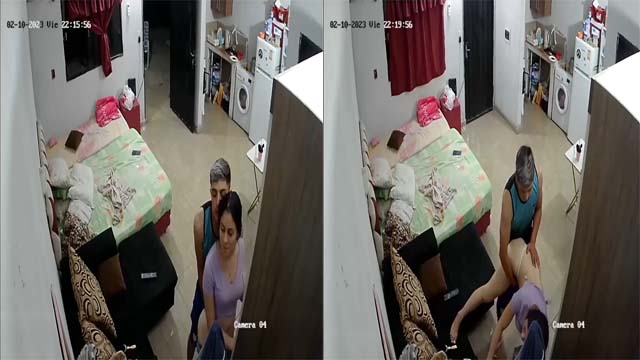 Married Girl Cheating with Her Brother in Law Caught on IP Camera