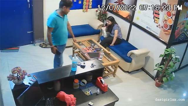 Extremely Beautiful Secretary Fucked by Manager in Office CCTV Cam