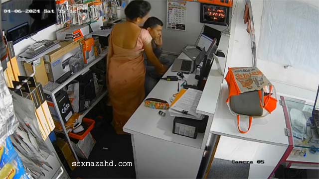 Sexy Indian Wife After Shop Manager CCTV Cam Recorded