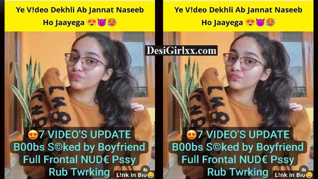 Cute Chashmish Meme Girl Latest Most Demanded Exclusive – NUD€ Twerking Pssy Rubbing B00bs S©ked by Boyfriend Don’t Miss