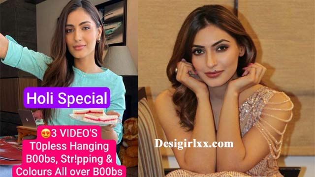 SHiVANGI VERMA Famous Insta Model – Most Demanded New Latest JoinmyApp Exclusive – Holi Special Colour All over B00bs Str!pping & T0pless – Hanging B00bs Don’t Miss