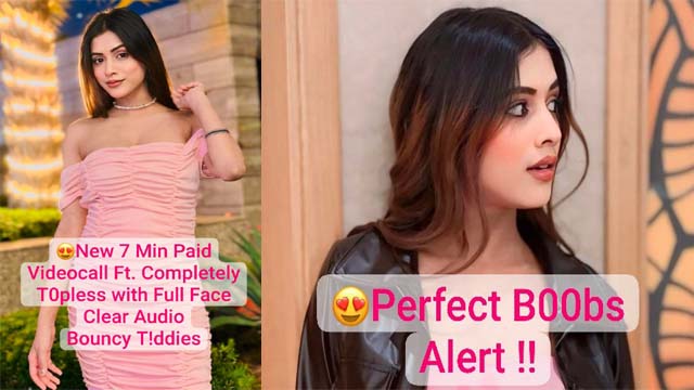 Aap bhot Hot ho yaar – She Replying: ” Ha wo toh mai hu – Roshi Singh Famous Insta Influencer –  Surprising  Completely T0pless – with Full Face