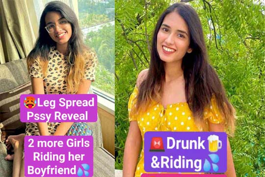 H0rny Insta Girl Late Night – Party Viral Video Drunk Leg Spread Pssy Reveal – Riding her Boyfriend along with her Friends – while one of them Shouting