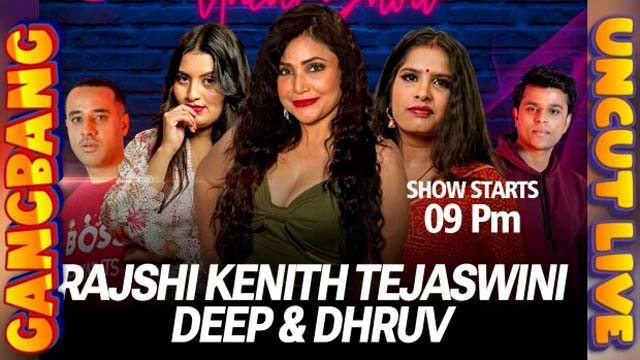 Rajshi Tejaswini Kenith Dhruv & Deep – 2024 – Hindi Uncut Live Show – MeetXLive