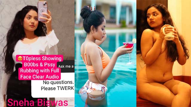 Sneha BiswaS Famous Insta Influencer – Most Demanded Latest App Exclusive Full NUD€ T0pless Showing B00bs – Pssy Rubbing with Full Face Clear Audio – Don’t Miss