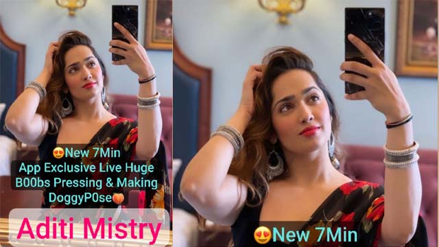 ADiTi MiSTRY Most Demanded &#ff7dee; New Latest App Exclusive Shaking Pressing Huge B00bs &#ff7dee; Making DoggyP0se Nude