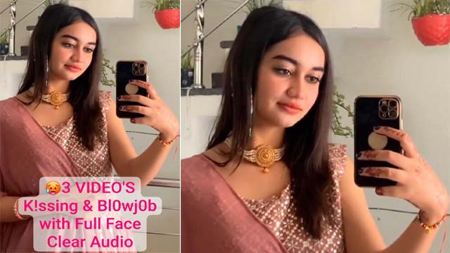 Famous Insta Influencer – Latest Trending Most Exclusive Viral Stuff – K!ssing & Giving Bl0wj0b to her Boyfriend – Full Face Clear Audio