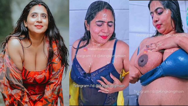 Nila Nambiar Nude Huge Boobs Show in Shower Wet Yellow Watch
