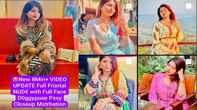 Famous Youtuber & Insta Influencer – Latest Trending Most Exclusive Viral Paid Videocall – New Full Frontal NUD€ with Full Face – Making D0ggypose Showing Spreading her A$$