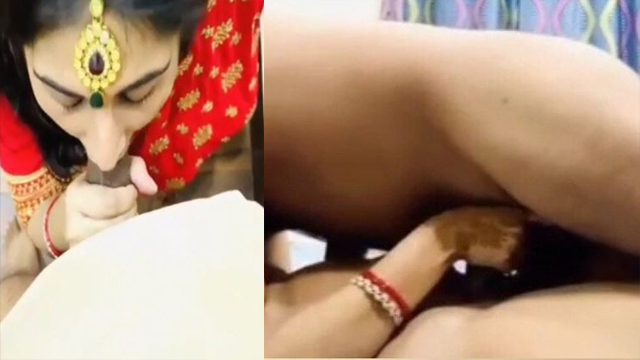 Newly Married Couple Blowjob Licking Pussy & Hard Fucking Until Cum Full Video With Clear Hindi Audio