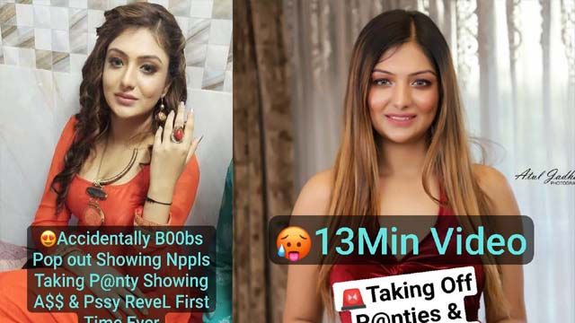 Khushi Mukherjee B00bs Out With Full Face Taking Off her Panty Showing A$$ Pssy Reveal First Time Ever with Full Face