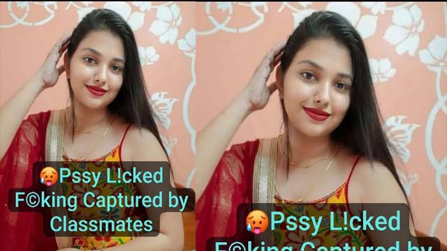 Meerut College Latest Most Exclusive Viral Scandal Beautiful Girl Pssy Licked Fucking Captured by Classmates
