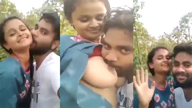 Beautifull Desi Lover Outdoor Fun Video Watch Now