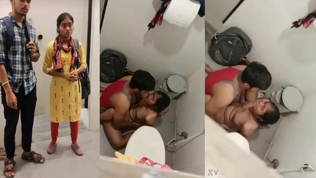 Desi Couple Collage Toilet main Ghapa Ghap Viral MMS Clip Watch Now