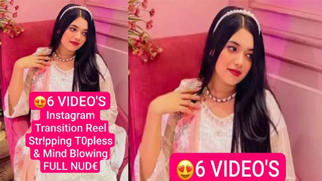 Famous Insta Influencer Viral Instagram Transition Reel Stripping T0pless & Mind Blowing Watch Now