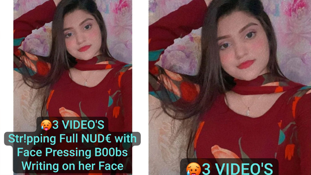 H0rny Big B00bie Snapchat Influencer Str!pping Full NUD€ with Face Pressing B00bs Fngring Writing on her Face