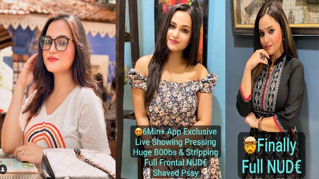 Famous ZeeTV Actress Al!ya Naaz Latest Creators Private App  NUD€ Shaved With Audio