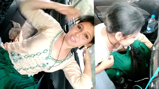Shy Village Girl Captured by Lover in Car Full HD Watch Now