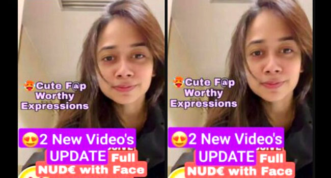 Extremely Beautiful Desi Girl Latest Exclusive Viral Stuff 2 New Video’s UPDATE Recording Herself Full NUD€ with Face, Pressing her B00bs Showing Shaved Pssy & A$$💦!! Don’t Miss🥵🔥
