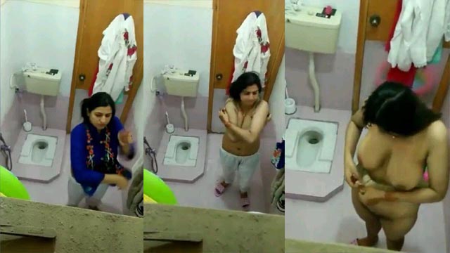 Cousin Brother Secretly Recorded Video When Cousin Sister in Bathroom Must Watch