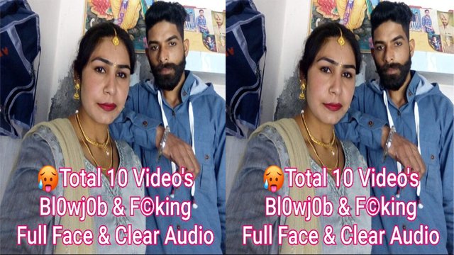 Newly Married Horny Desi Wife Latest Most Exclusive Viral Stuff Total 10 Video’s Blowjob & Fucking with Full Face Don’t Miss🔥