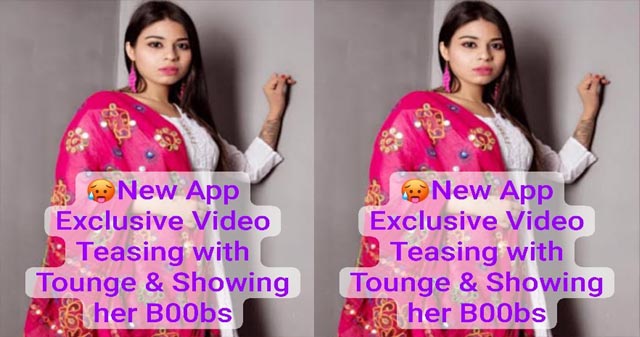 Most Demanded Famous Insta Model Latest Private App Exclusive Premium Video Teasing with Tounge 👅 & Showing her Boobs💦!! Don’t Miss🥵💥