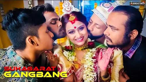 Suhagarat GangBang 2023 Hindi Uncut Short Film BindasTimes Originals Watch Online