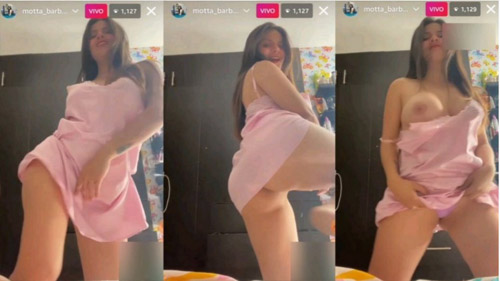 Famous Insta Model EXCLUSIVE Oops Moment During Livestream Accidentally Top falls off Revealing Entire Right Side Boob She Laughed & ended the Live