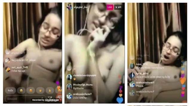 Sexy Glasses Babe Medicial Student Masturbating On Insta Live Watch Online