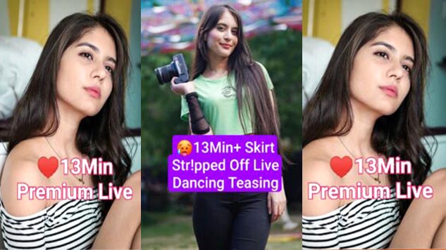 Famous Insta Influencer CLUMSY New Latest Exclusive Full 13Min+ Premium Live Skirt Str!pped Off Dancing Teasing Live