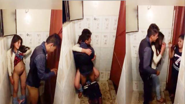 Desi Drunk Couple Fuck In Toilet After Party Must Leaked MMS Watch Online