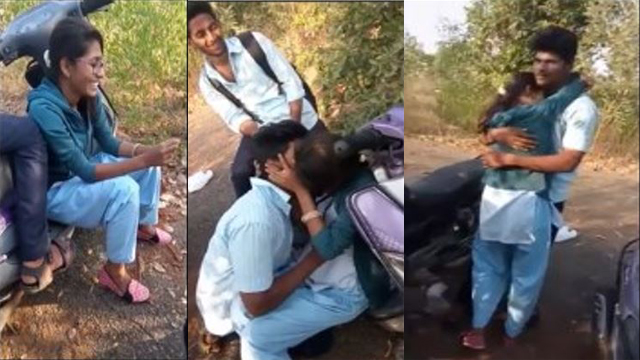 College Atudents Making Outdoors desi  mms Sex Scandal Watch Now