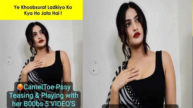 Sassy Poonam Most Demanded Latest Exclusive CamelToe Pssy Teasing & Playing with her B00bs