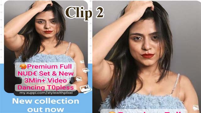 2nd Part Stylewithplixxi Famous Insta Influencer Most Requested NUDE Dancing T0pless Huge Hanging B00bs