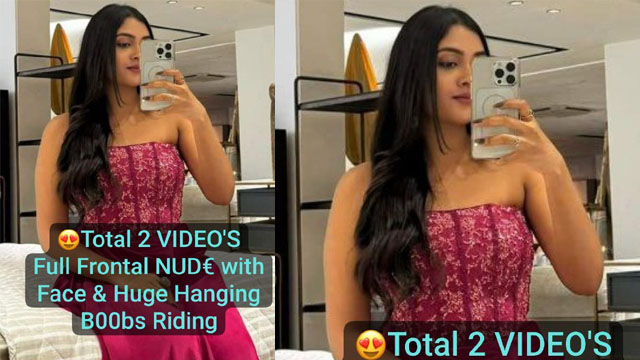 Extremely Beautiful Big B00bie IT Girl Latest Most Exclusive NUD€ with Face & Huge Hanging B00bs Riding
