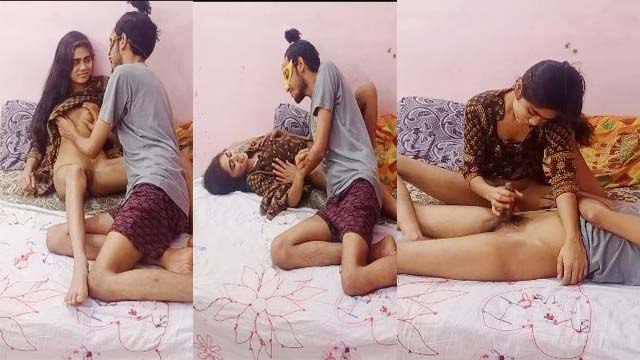 Skinny Young Indian Teen Blowjob and Hardcore Sex Looking Concuse Watch Online