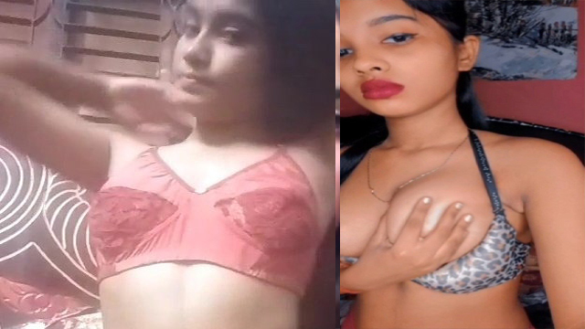 Desi Teen Collage Girls Make a Video For Boyfriend MMS Clip Viral in Social Media