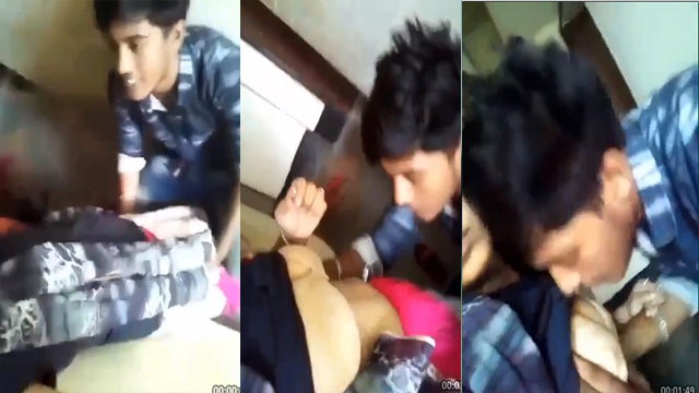 Boorkha School Girls And Her Boyfriend Desi Hot CHudai Video Viral In Collage Building Caught Full Video