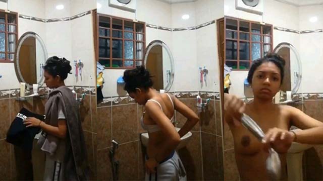 Spying on My Cousin Sister in Bathroom 2 Full Video Watch Now
