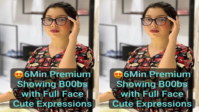 Beautiful Anshi Showing Her Boobs with Full Face Cute Expressions Watch Now