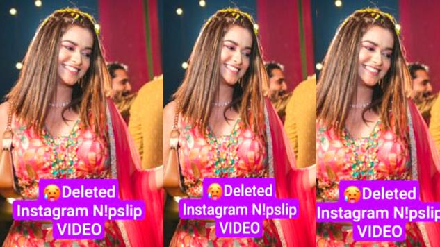 Famous Insta Model & Influencer Most Demanded Exclusive Oops Moment Deleted Instagram N!pslip VIDEO