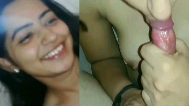 Extremely Cute Young Babe Giving Blowjob & Waiting for Cum