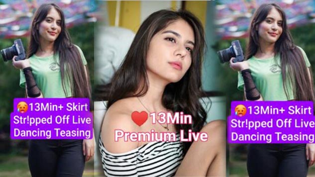 Famous Insta Influencer CLUMSY New Latest Exclusive Full Dancing Teasing Live
