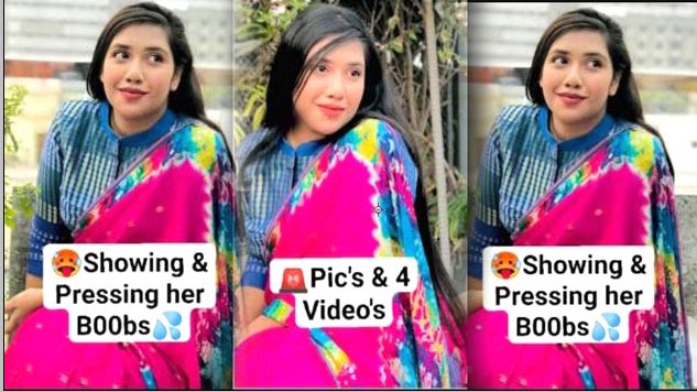 Famous Insta Influencer Most Demanded Exclusive Viral Stuff Showing & Pressing her B00bs With Full Face Total 4 Video’s