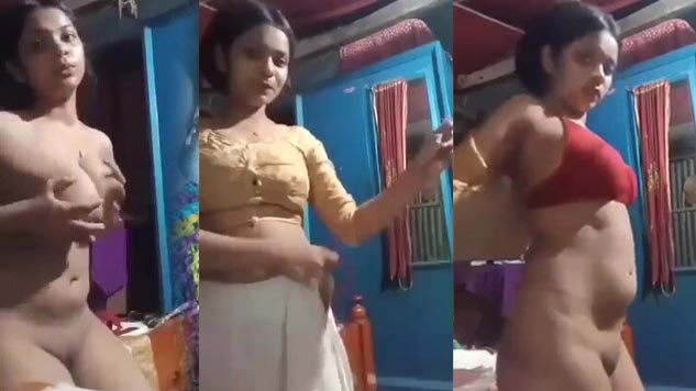 Bengali Young Babe in Saree Showing Nude For Lover Must Watch